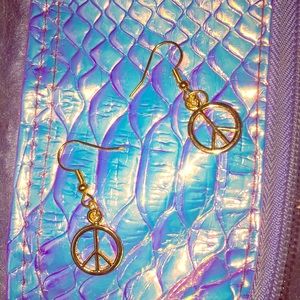 Peace earrings
